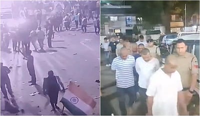 சாம்பியன்ஸ் டிராபி வெற்றிக் கொண்டாட்டத்தில் வன்முறை: கைதானவர்களுக்கு மொட்டையடித்த காவல்துறை! 