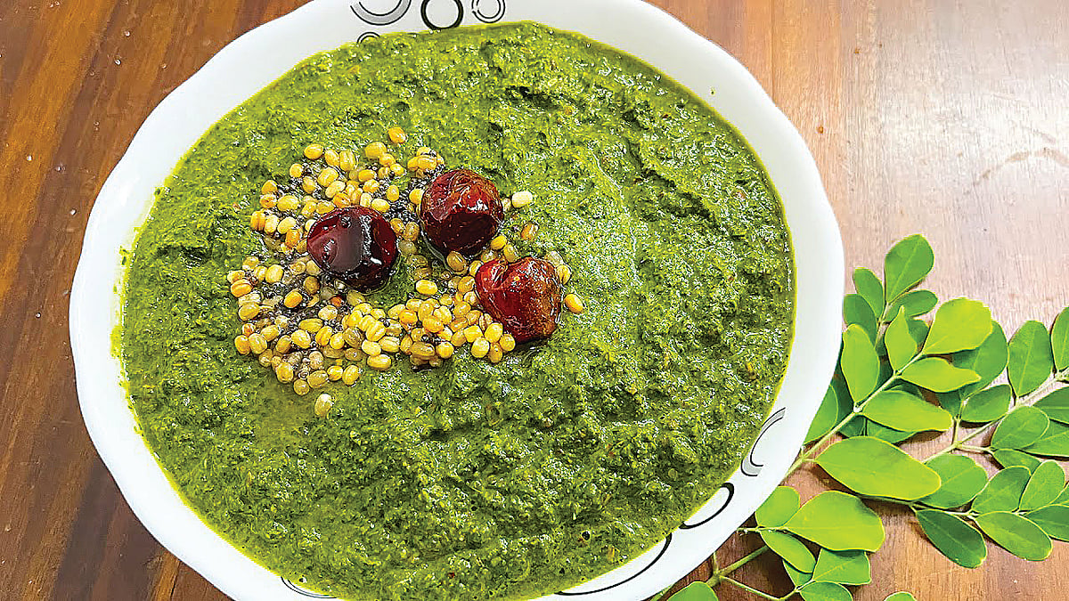 முருங்கைக் கீரை சட்னி