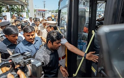 போராட்டத்துக்குச் சென்ற அண்ணாமலை கைது!