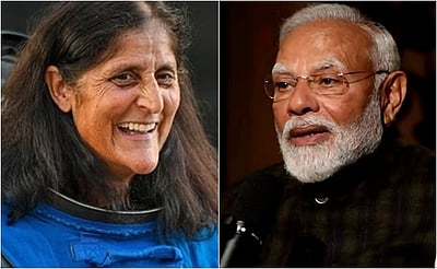 பூமி திரும்பும் சுனிதா வில்லியம்ஸுக்கு மோடி கடிதம்!