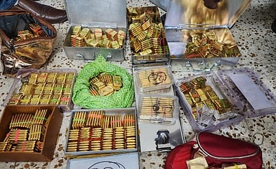 இந்தியாவிற்கு கடத்தி வரப்பட்ட 88 கிலோ தங்கம் பறிமுதல்!