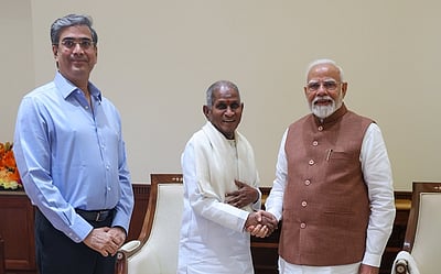 பிரதமர் மோடியுடன் இளையராஜா சந்திப்பு!