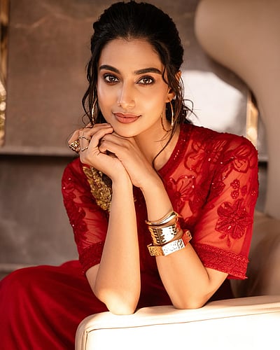 வெண் தாரகை... மீனாட்சி செளத்ரி!