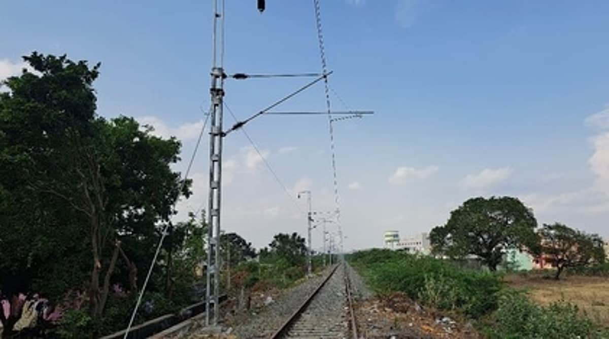 நிறைவடையும் நிலையில் ராணிப்பேட்டை - வாலாஜாபேட்டை இருப்புப் பாதை மின்மய பணிகள்