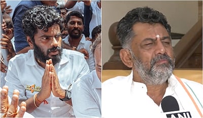 தமிழகத்தின் மீது அண்ணாமலைக்கு விசுவாசம் இல்லை: டி.கே.சிவகுமாா்