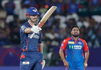 மிட்செல் மார்ஷ், நிக்கோலஸ் பூரன் அதிரடி: தில்லி கேபிடல்ஸுக்கு 210 ரன்கள் இலக்கு!