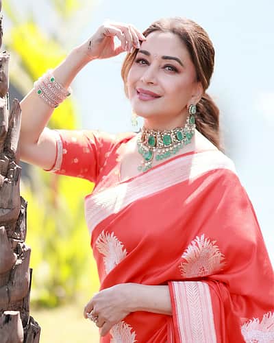 பொன்னிற ஒளி... மாதுரி தீக்‌ஷித்!