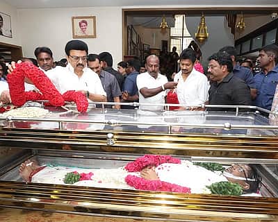 மனோஜ் உடலுக்கு முதல்வர் ஸ்டாலின் நேரில் அஞ்சலி!
