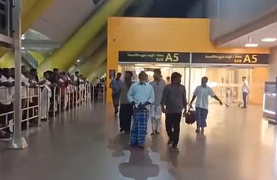 இலங்கையில் விடுவிக்கப்பட்ட 7 மீனவர்கள் சென்னை திரும்பினர்!
