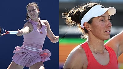 மியாமி காலிறுதியில் மயங்கிய வீராங்கனை..! 4 ஆண்டுகளில் 3 முறை அரையிறுதிக்கு முன்னேறிய பெகுலா!