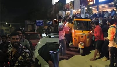 திரையரங்கில் துரத்திய ரசிகர்கள்..! ஆட்டோவில் தப்பிச்சென்ற விக்ரம்!