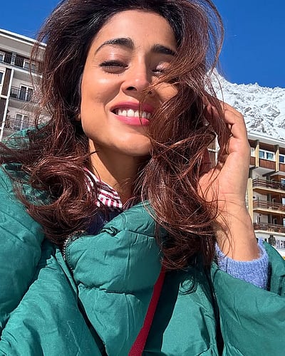 விடுமுறை கொண்டாட்டத்தில் ஸ்ரேயா சரண்!