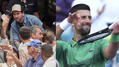 மியாமி ஓபனில் மெஸ்ஸி: இறுதிப் போட்டிக்கு முன்னேறிய ஜோகோவிச்! 