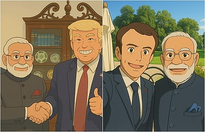 பிரதமர் மோடியின் ஜிப்லி படங்களைப் பகிர்ந்த சாம் ஆல்ட்மேன்! காரணம்?