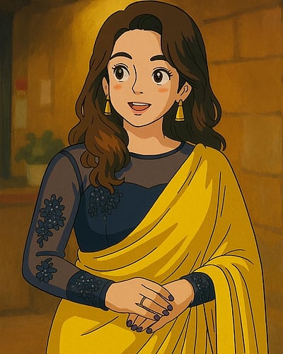 ஜிப்லி - மாளவிகா மேனன்!