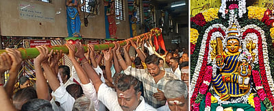 கெங்கையம்மன் கோயிலில்
பால் கம்பம் நடும் விழா