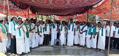 குத்தகை விவசாயிகளின் உரிமையை பாதுகாக்க வலியுறுத்தி உண்ணாவிரதம்