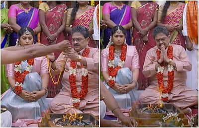 இளம் நடிகைக்குத் தாலி கட்டிய எஸ்.வி. சேகர்! ரசிகர்கள் விமர்சனம்! 
