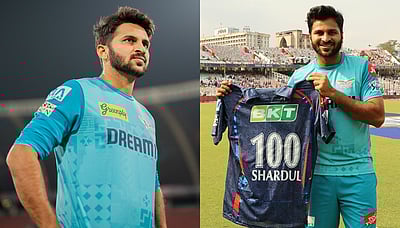 100-ஆவது ஐபிஎல் போட்டியில் ஷர்துல் தாக்குர்!