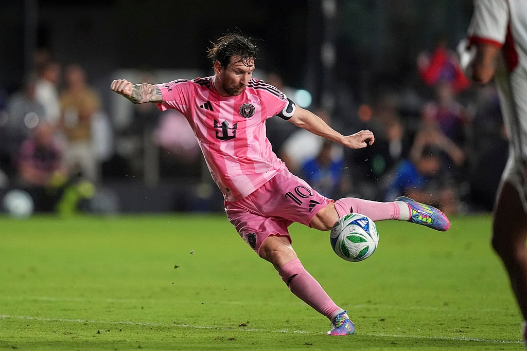 மெஸ்ஸி அடித்த கோல்.