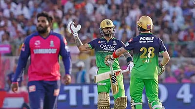 ராஜஸ்தானை வீழ்த்தியது பெங்களூா்: சால்ட்-கோலி அதிரடி