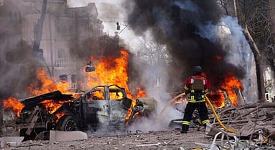 உக்ரைன் நகரில் ரஷியா ஏவுகணை தாக்குதல்: 32 போ் உயிரிழப்பு