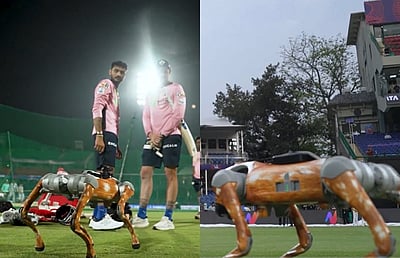 ஐபிஎல் அறிமுகப்படுத்திய நாய் வடிவிலான கேமரா ரோபோ!  