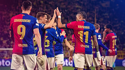 கிய்ராசி ஹாட்ரிக் கோல் வீண்: அரையிறுதிக்கு முன்னேறிய பார்சிலோனா!