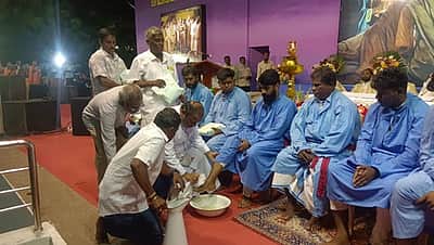 வேளாங்கண்ணியில் பெரிய வியாழன் பெருவிழா