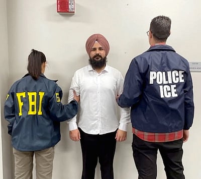 பஞ்சாபில் பயங்கரவாத தாக்குதல்களில் தொடா்புடைய இந்தியா் அமெரிக்காவில் கைது