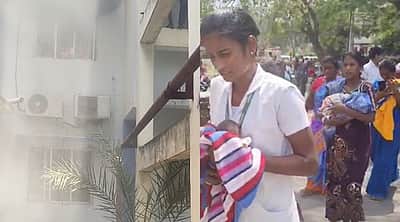 தஞ்சை அரசு மருத்துவமனை மகப்பேறு பச்சிளம் குழந்தை பிரிவில் தீ விபத்து!