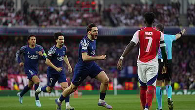 சாம்பியன்ஸ் லீக்: அரையிறுதியில் பிஎஸ்ஜி முன்னிலை, ஆர்செனல் தடுமாற்றம்!