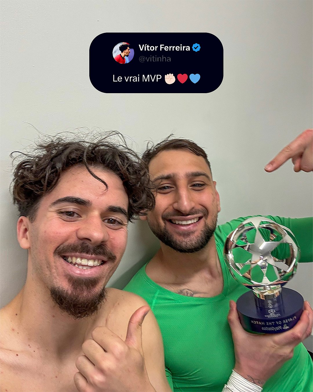 செல்ஃபி படத்தைப் பகிர்ந்த விடின்ஹா.