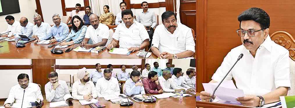 முதல்வர் மு.க.ஸ்டாலின் தலைமையில் இன்று ஆய்வுக் கூட்டம்