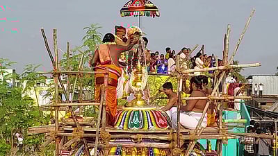 காரைக்கால் அம்மையார் கோயிலில் கும்பாபிஷேகம்: திரளான பக்தர்கள் பங்கேற்பு