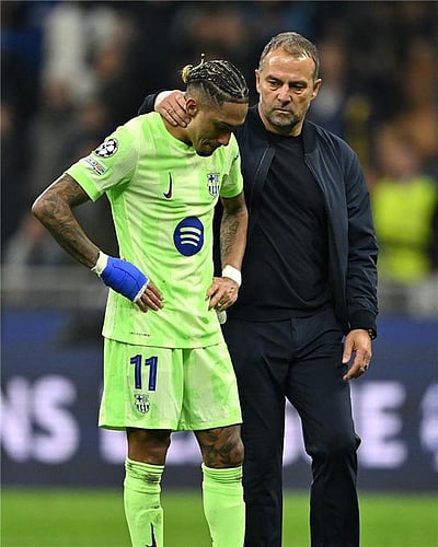 பாா்சிலோனாவை வெளியேற்றியது இன்டா் மிலன்