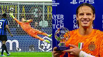 கோல்கீப்பிங்கில் மாஸ்டர் கிளாஸ்..! சாதனை படைத்த இன்டர் மிலன் கோல்கீப்பர்!