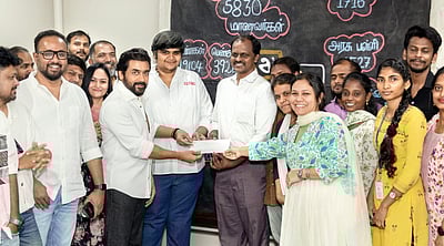 அகரம் அறக்கட்டளைக்கு ரூ. 10 கோடி வழங்கிய சூர்யா!