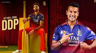 12 ஆண்டுகளுக்குப் பிறகு ஆர்சிபி அணியில் மயங்க் அகர்வால்..! தேவ்தத் படிக்கல் விலகல்! 