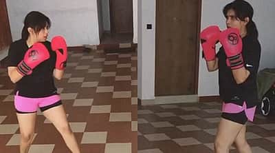 பாக்ஸிங் பயிற்சியில் துஷாரா விஜயன்: எந்தப் படத்திற்காக? 