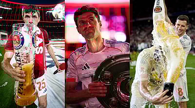 தாமஸ் முல்லரின் கடைசி போட்டி: பீர், கோப்பையுடன் கொண்டாடிய பெயர்ன் மியூனிக்! 