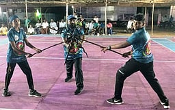 தேசிய சிலம்பம் சாம்பியன்ஷிப் போட்டி: நாகை மாணவருக்கு தங்கம்