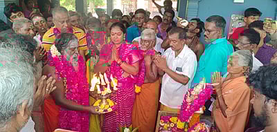 கருங்குழி ராகவேந்திர பிருந்தாவனத்தில் சத்யநாராயண பூஜை!