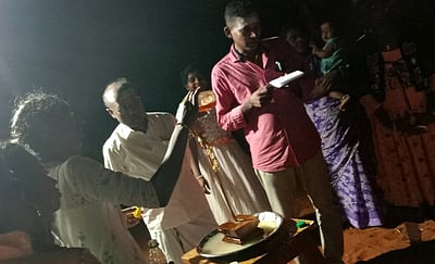 பூவுடையாா்புரத்தில் வேல் பூஜை வழிபாடு