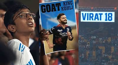 விராட் கோலிக்காக சின்னசாமி திடலை வெண்மையாக்கிய ரசிகர்கள் ஏமாற்றம்!