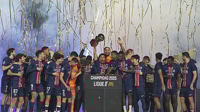 லீக் 1 தொடர்: 13-ஆவது முறையாக சாம்பியனான பிஎஸ்ஜி! 