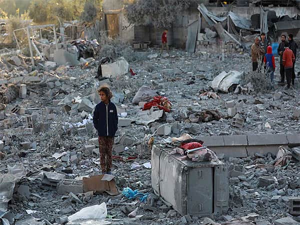 Gaza from Israeli strikes
