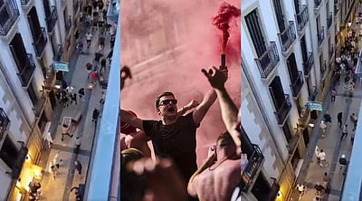 அடிதடியில் ஈடுபட்ட மான்செஸ்டர் யுனைடெட் - டோட்டன்ஹாம் ரசிகர்கள்..!