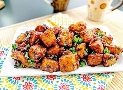 இட்லி மஞ்சூரியன்