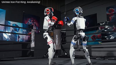 சீனா அசத்துகிறதா? அச்சுறுத்துகிறதா? உலகில் முதன்முறையாக ரோபோக்களுக்கு இடையே குத்துச்சண்டை!